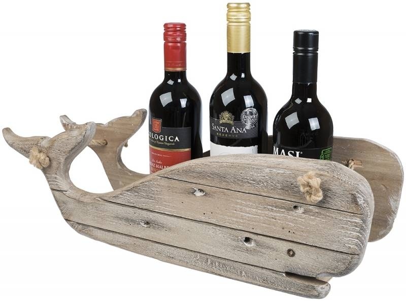 Hval Vinholder Til 3 Flasker Holder Til Vin Med Hval I Drivt mmer Tr hval-vinholder-til-3-flasker-holder-til-vin-med-hval-i-drivt-mmer-tr